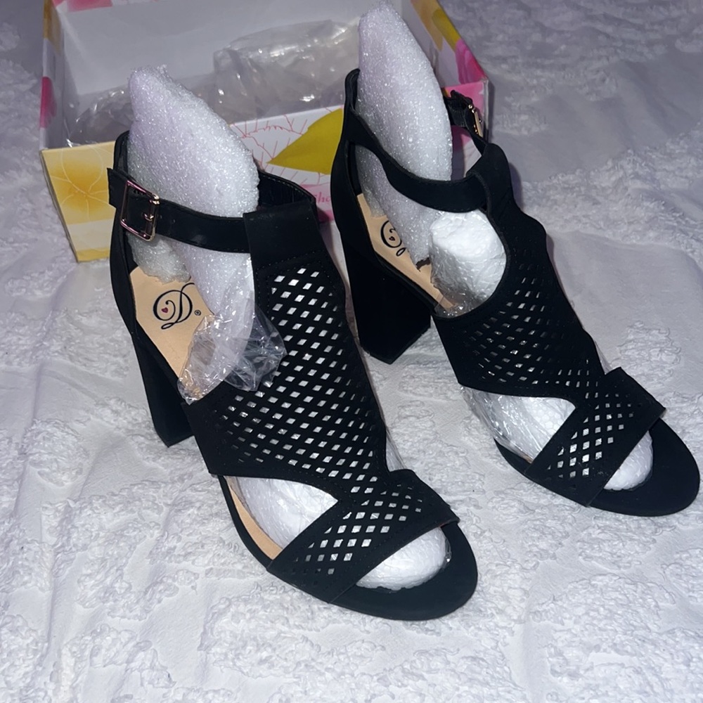 Black Block heels